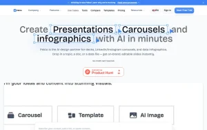 Pekto (formerly InfoBlog) homepage — screenshot of the productivity & writing AI tool, 2026-10-02