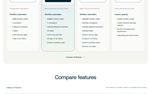 Innflow pricing page with plans and prices — screenshot of the productivity & writing AI tool, 2026-10-02