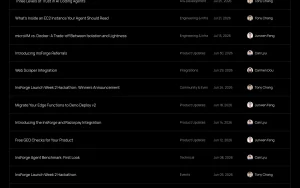 InsForge blog — screenshot of the coding AI tool, 2026-10-02