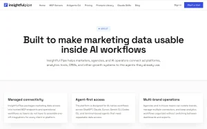 Insightful Pipe about page — screenshot of the research & search AI tool, 2026-10-02