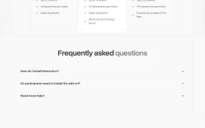 Interactico pricing page with plans and prices — screenshot of the productivity & writing AI tool, 2026-10-02
