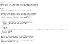 isvisible.ai API documentation — screenshot of the research & search AI tool, 2026-10-02