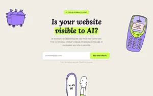 isvisible.ai homepage — screenshot of the research & search AI tool, 2026-10-02