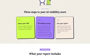 isvisible.ai homepage — screenshot of the research & search AI tool, 2026-10-02