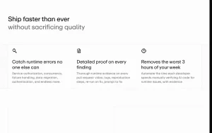 Ito homepage page homepage screenshot, coding AI tool