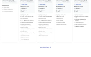 JoggAI pricing page with plans and prices — screenshot of the video AI tool, 2026-10-02