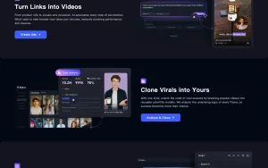 Keevx homepage — screenshot of the video AI tool, 2026-10-02