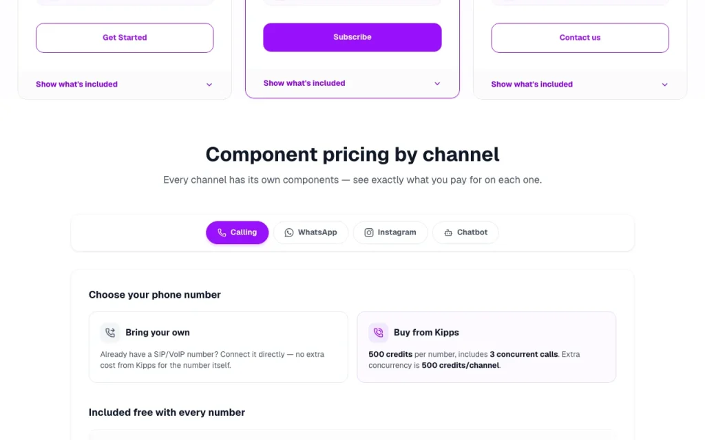 Kipps.AI pricing page with plans and prices — screenshot of the productivity & writing AI tool, Oct 2, 2026