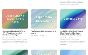 Klavis AI blog — screenshot of the coding AI tool, 2026-10-02