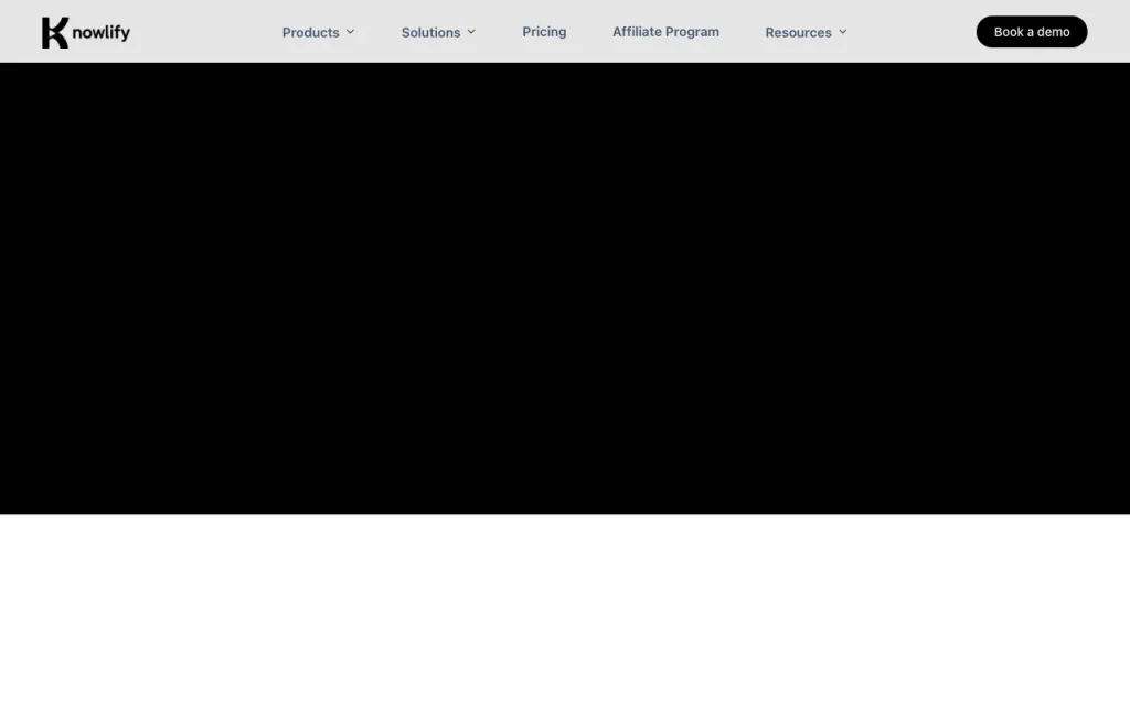 Knowlify pricing page with plans and prices — screenshot of the video AI tool, Oct 2, 2026
