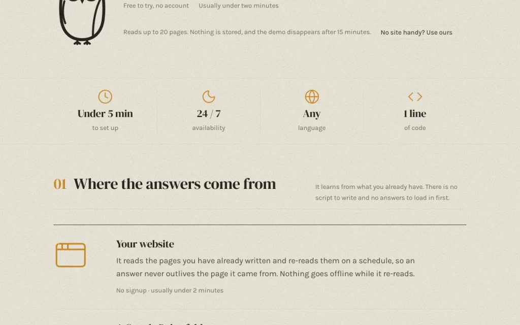 Knowster homepage — screenshot of the chat assistants AI tool, Oct 1, 2026