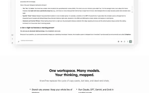 KnowTree homepage — screenshot of the chat assistants AI tool, 2026-10-02
