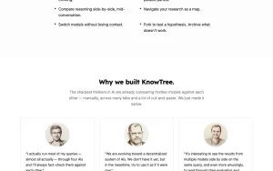 KnowTree homepage — screenshot of the chat assistants AI tool, 2026-10-02