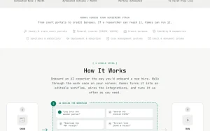 Komos homepage — screenshot of the productivity & writing AI tool, 2026-10-02