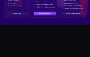 koolio.ai pricing page with plans and prices — screenshot of the audio & voice AI tool, 2026-10-02