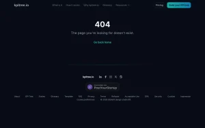 kpitree.io (KPI Tree Builder) documentation — screenshot of the productivity & writing AI tool, 2026-10-01