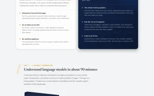 Language Model Builder homepage — screenshot of the productivity & writing AI tool, 2026-10-01