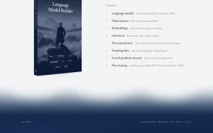 Language Model Builder homepage — screenshot of the productivity & writing AI tool, 2026-10-01