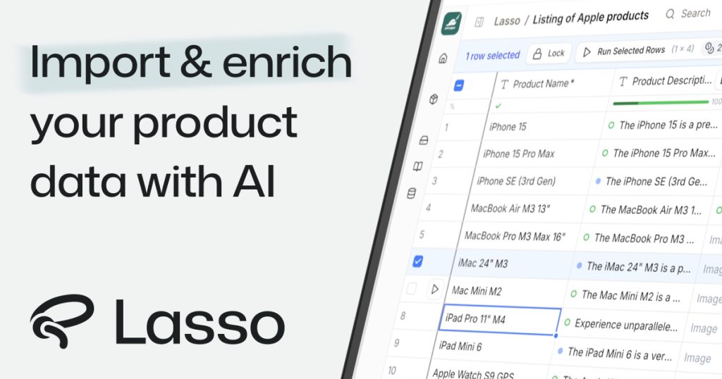 Lasso homepage screenshot, productivity & writing AI tool