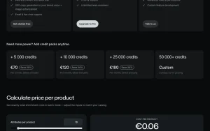 Lasso pricing page homepage screenshot, productivity & writing AI tool