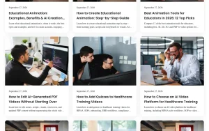 Leadde blog — screenshot of the video AI tool, 2026-10-02
