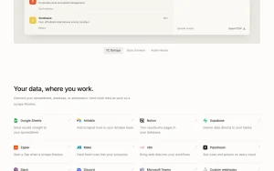 Lection homepage — screenshot of the productivity & writing AI tool, 2026-10-02