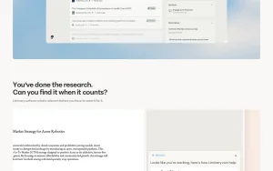 Liminary homepage — screenshot of the research & search AI tool, 2026-10-02