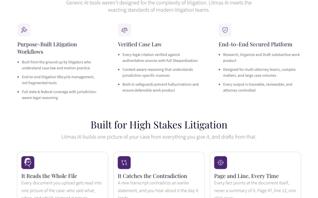 Litmas AI homepage — screenshot of the productivity & writing AI tool, Oct 2, 2026
