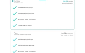 Logic Sheet pricing page with plans and prices — screenshot of the productivity & writing AI tool, 2026-10-02