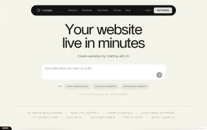 Looops homepage — screenshot of the coding AI tool, 2026-10-01