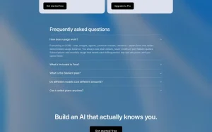 LYKN pricing page with plans and prices — screenshot of the chat assistants AI tool, 2026-10-02