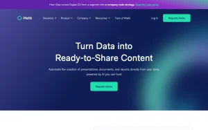 Matik features page — screenshot of the productivity & writing AI tool, 2026-10-02