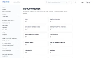Mavibot documentation — screenshot of the productivity & writing AI tool, 2026-10-02