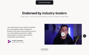 Maxfusion AI homepage — screenshot of the video AI tool, 2026-10-01