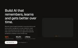 Maximem (Synap) homepage — screenshot of the coding AI tool, 2026-10-02