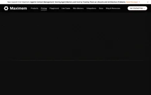 Maximem (Synap) pricing page with plans and prices — screenshot of the coding AI tool, 2026-10-02