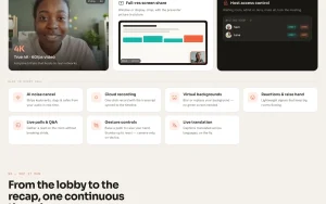 MeetOye homepage — screenshot of the productivity & writing AI tool, 2026-10-01