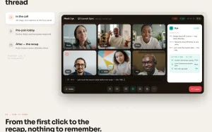 MeetOye homepage — screenshot of the productivity & writing AI tool, 2026-10-01