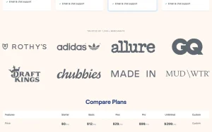 MESA pricing page homepage screenshot, productivity & writing AI tool