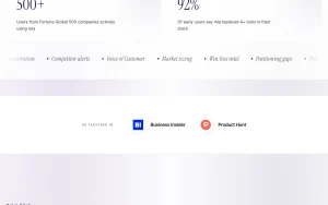mia homepage — screenshot of the research & search AI tool, 2026-10-02