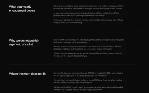Miniloop pricing page with plans and prices — screenshot of the productivity & writing AI tool, 2026-10-02