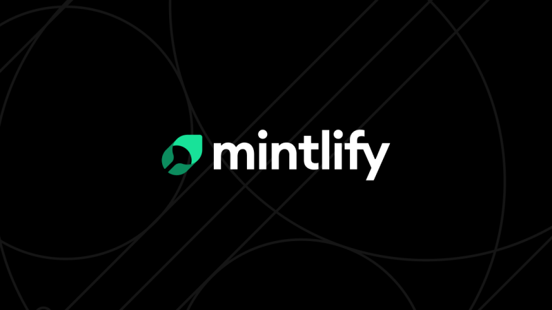 Mintlify Startseite, Screenshot, KI-Tool coding