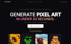 Mixels.ai homepage — screenshot of the image generation AI tool, 2026-10-02