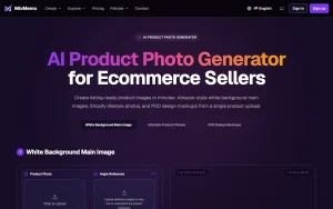 MixMemo homepage — screenshot of the image generation AI tool, 2026-10-02