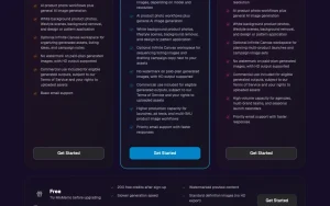 MixMemo pricing page with plans and prices — screenshot of the image generation AI tool, 2026-10-02