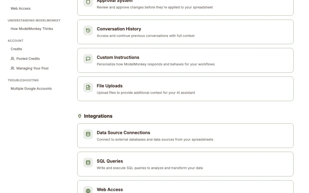 ModelMonkey Dokumentation – Screenshot des KI-Tools produktivität & schreiben, Oct 2, 2026