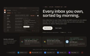MorningZero homepage — screenshot of the productivity & writing AI tool, 2026-10-01