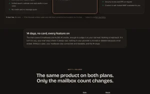 MorningZero pricing page with plans and prices — screenshot of the productivity & writing AI tool, 2026-10-01