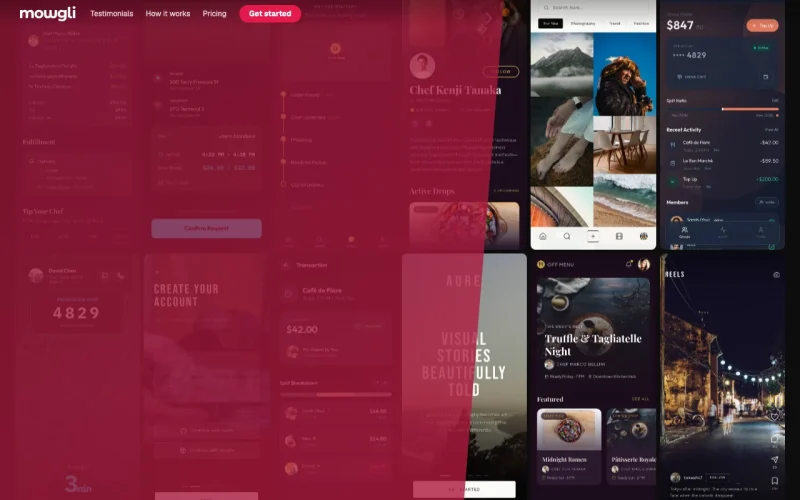 Mowgli homepage screenshot, productivity & writing AI tool