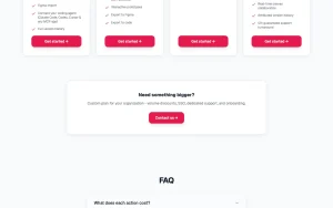 Mowgli pricing page with plans and prices — screenshot of the productivity & writing AI tool, 2026-10-02